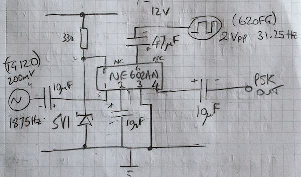 PSK31 modulator circuit