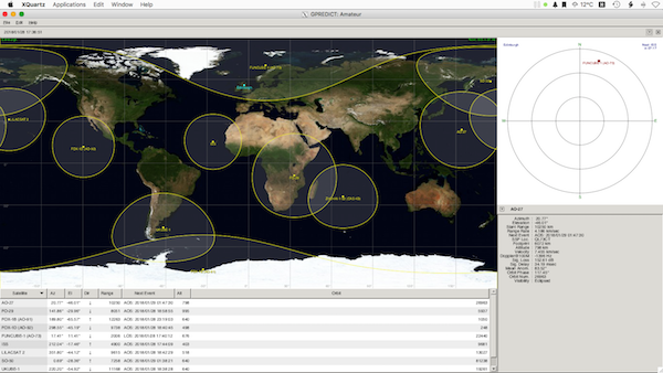 gpredict at MM0GYG QTH