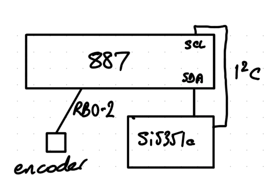 PIC 887 VFO Layout